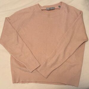 Vince Blush Crewneck Sweater in cashmere/linen blend